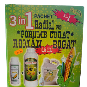 Pachet porumb curat 0.5 Ha(radial pro +compas super+solar verde+solvant)